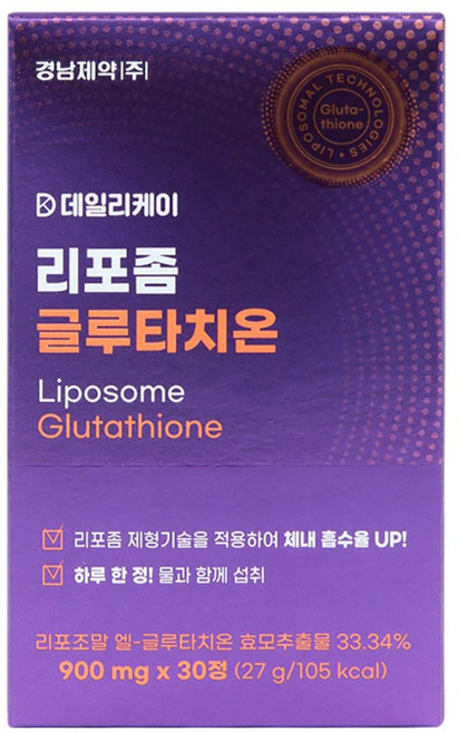 경남제약 리포좀 글루타치온, 30정, 1개