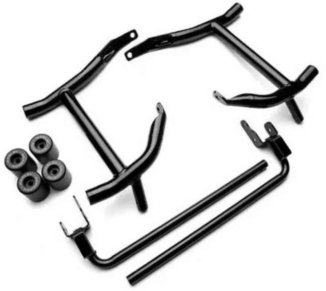 할리 투어링 로드 글라이드 스트리트 CVO 2009-2025용 오토바이 새들백 레일 스틸