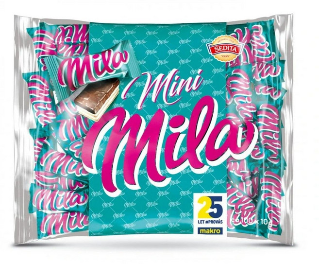 유럽 웨하스 과자 세디타 밀라 SEDITA MILA 미니 100세트 1000g, 1개, 1kg