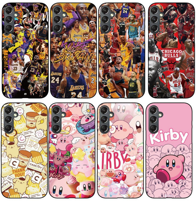 a36 풀커버 별의커비 굿즈 폼폼푸린 가필드 범퍼 케이스 중학생 고등학생이 정말 좋아하는 디자인