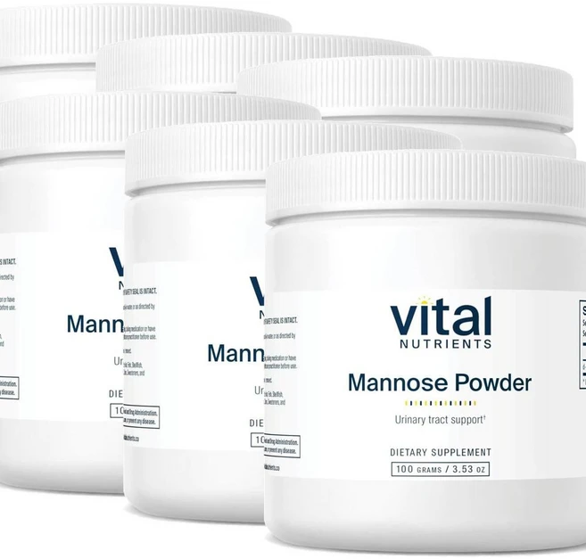 바이탈 뉴트리언츠 디만노스 파우더 포 유리너리 트랙 앤드 블래더 서포트 Vital Nutrients Mannose Powder, 6개, 100g - 쿠팡