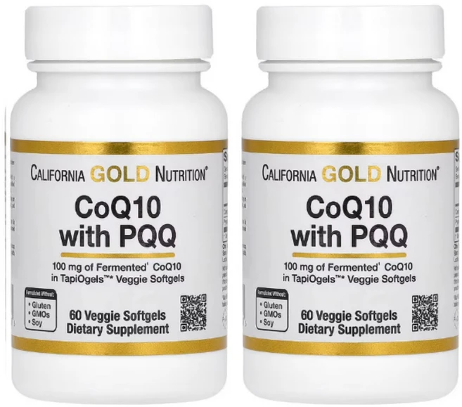 캘리포니아 골드 뉴트리션 코큐텐 100mg California Gold Nutrition CoQ10 100mg, 2개, 60정 - 쿠팡