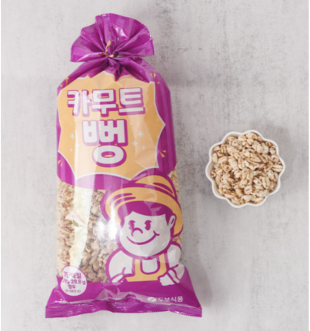 두보식품 카무트 뻥 240g 튀밥 단백질 대용량 뻥튀기 강냉이 가정용 업소용 과자 안주 기본안주 간식 술집 식당, 1개