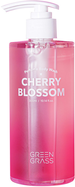 그린그라스 퍼퓸 바디워시 체리블라썸, 1개, 300ml