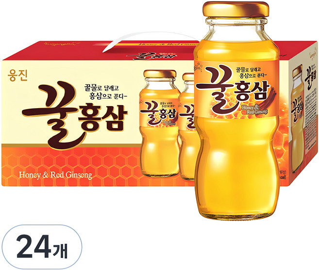 웅진 꿀 홍삼, 180ml, 24개