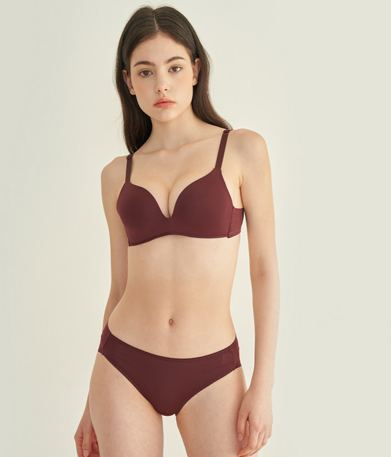 한미 AB컵 노와이어 브라 햄팬티 세트