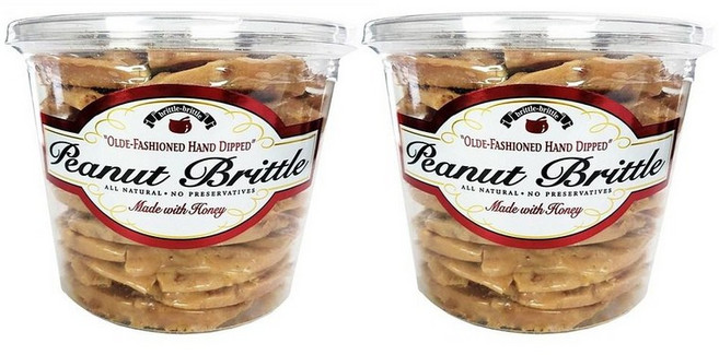 브리틀-브리틀 허니 땅콩 피넛 브리틀 1.08kg 2개 Brittle-Brittle Peanut Brittle