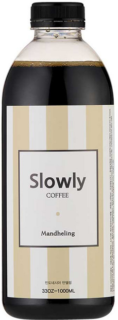 슬로울리 만델링 더치커피 콜드브루 원액, 1L, 1개, 1개입