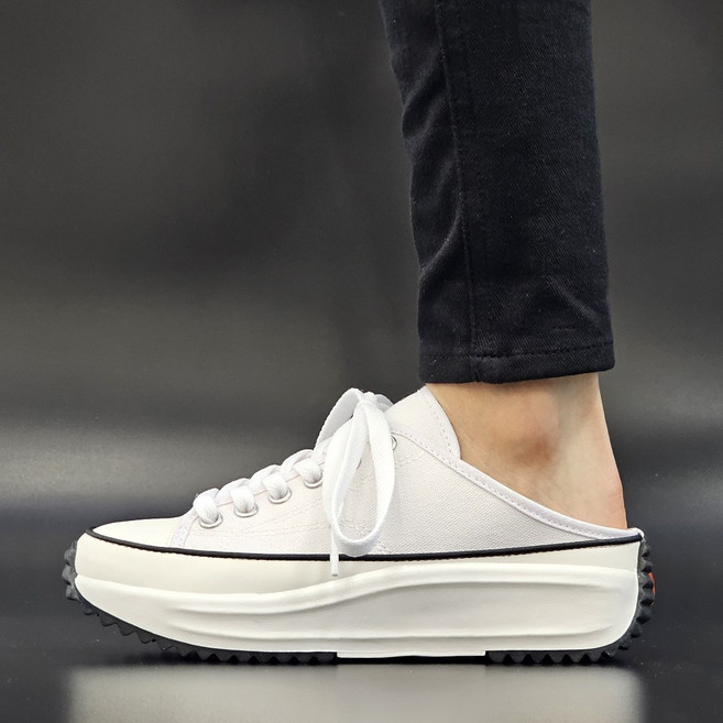 국산 캐주얼 뮬 스니커즈 여성 발편한 5cm 통굽 쿠션 키높이 슬리퍼 운동화 데일리 캔버스 신발