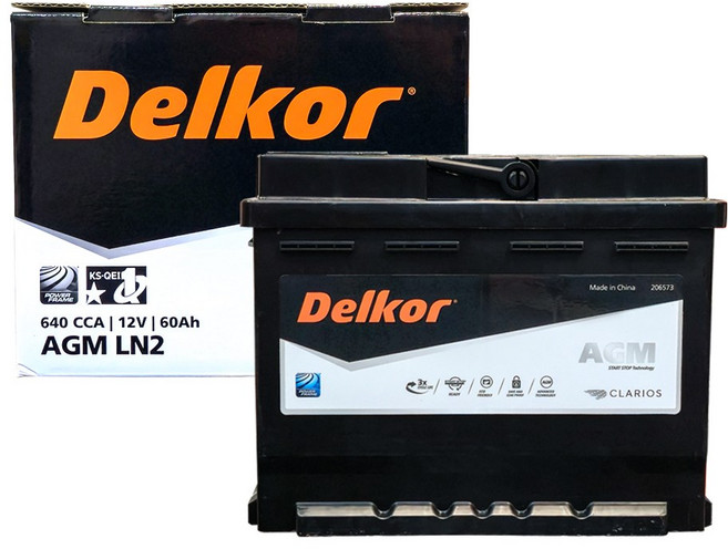 코나(가솔린) 셀토스(가솔린) XM3 아반떼CN7 스토닉(가솔린) 배터리 델코 AGM60L 블랙, 1개, 델코 AGM60L 블랙 면장갑+폐전지반납+공구대여