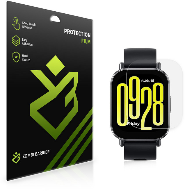 샤오미 레드미 워치5 TPU 전용 올레포빅 고광택 액정보호필름 2매, 단품