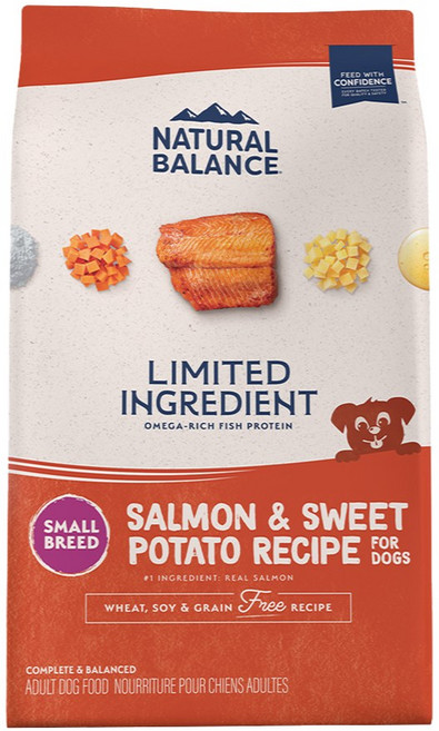 Natural Balance 低敏無穀成犬配方 犬糧 小包裝, 2kg, 1個, 鮭魚+地瓜