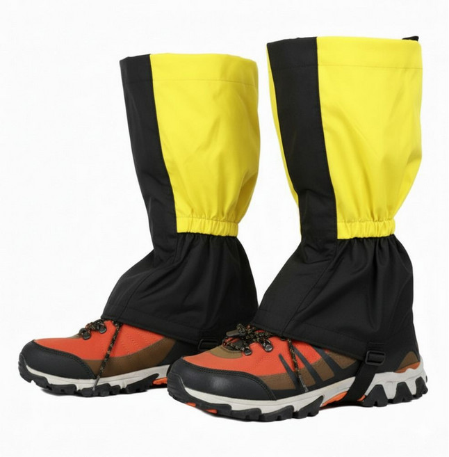 태스코나 등산 방수 롱스패츠 [사계절] 발목토시 각반 게이터, 옐로우