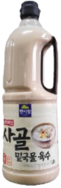 면사랑 사골육수, 9개, 1.8L