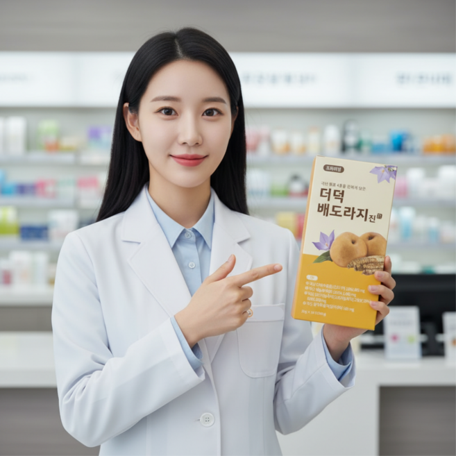 환절기 선물 미세먼지 건강 관리 더덕배도라지즙 100% 국산 원료 4종을 진하게 우려낸 더덕 배 도라지 진 액상 스틱 당귀 비타민C 비타민B2 감초 차가버섯 진피 삼칠삼, 1개, 280g