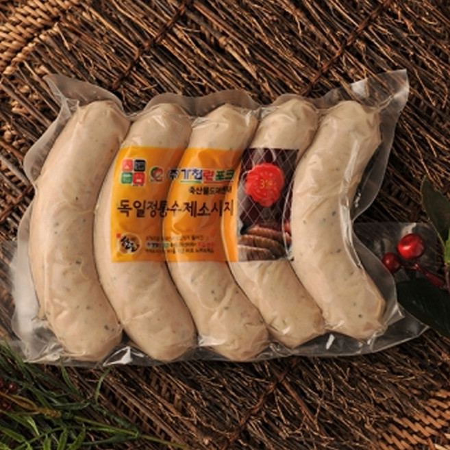 (주)가천린포크 직접 만든 수제소시지(500g)2개구입시1개무료증정, 500g, 1세트