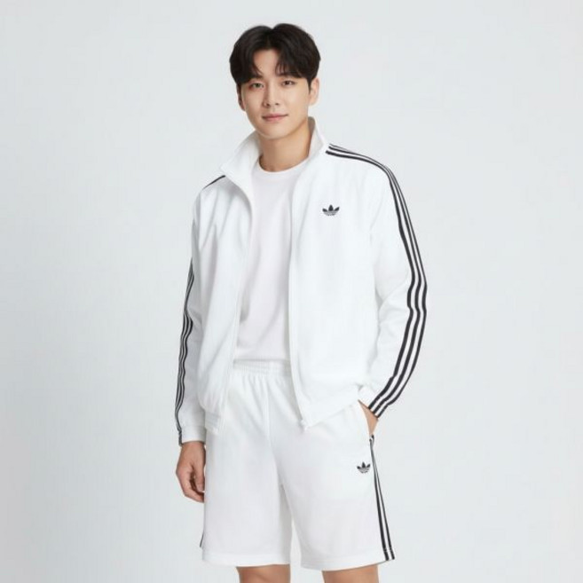 아디다스 파이어버드 우븐 트랙탑 - 화이트 KE1676
