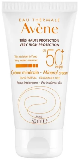 AVENE 프랑스 정품 아벤느 미네랄 선크림 SPF50+ 50ml, 1개 - 쿠팡