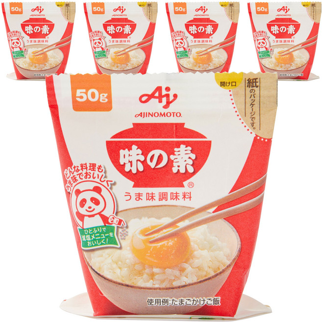 아지노모토 미원 맛있는 조미료, 50g, 5개