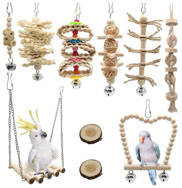 파르고 앵무새 장난감 10종 세트, 10종세트, 1개