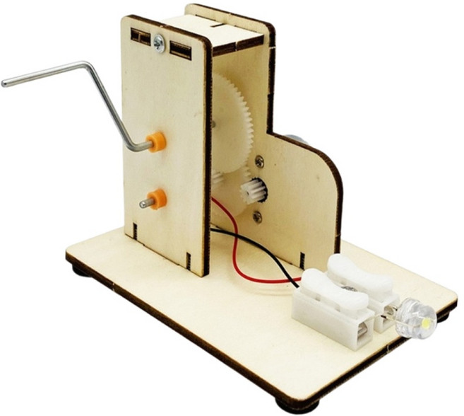 DIY科學教育(手動發電機), 混合色, 1個