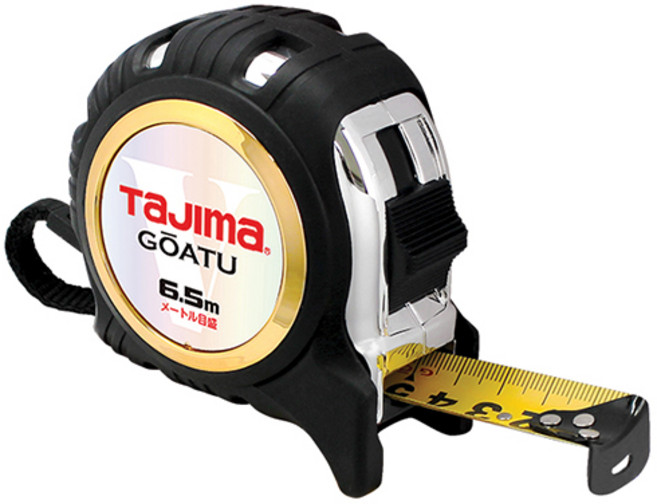 타지마 고아츠 G그립 줄자 6.5M 폭25mm 스트롱 테이프 양면줄자 GAGL25-65, E4.타지마 고아츠 G그립 6.5M (양면), 1개