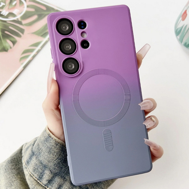 갤럭시S26 S26플러스 S26울트라 풀커버 투톤 그라데이션 맥세이프 슬림 소프트 젤리 핸드폰 케이스