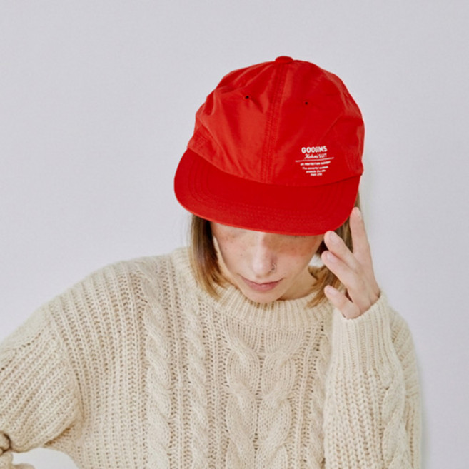 구김스 서핑모자 서프캡 방수 챙넓은 끈달린 비치캡 남자 여자 워터파크 여행룩, D type, 레드(RED)