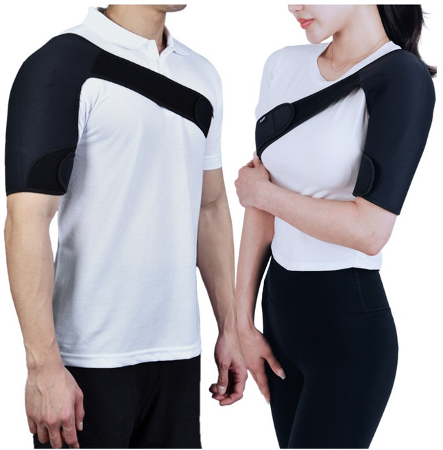 HNF 어깨 보호대 회전근개 아대 쇄골 고정 압박밴드 깁스 파열 양쪽, 우, A 타입(어깨 95이상 권장), 추가구매X, 1개