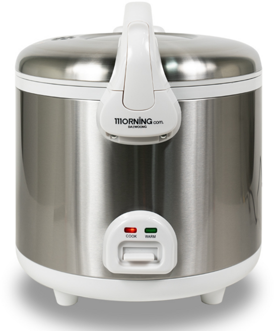 대웅 모닝컴 대용량 30인분 전기밥솥 업소용 보온밥솥 스테인리스, 취사 후 자동보온