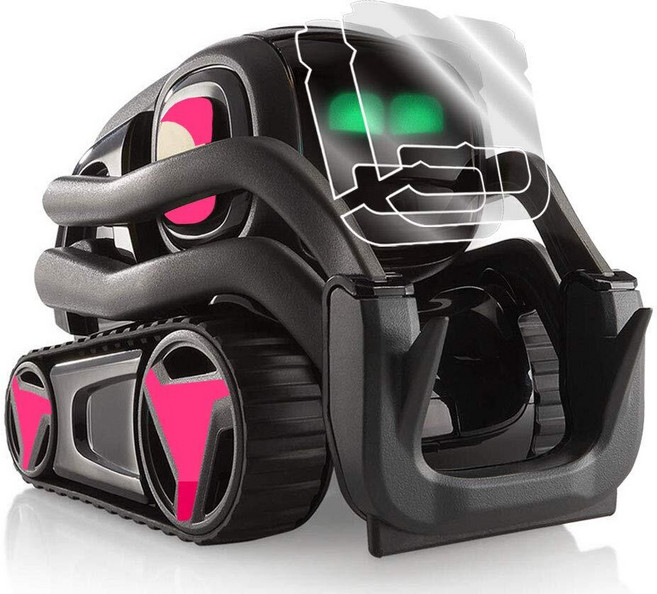 정품++ IPG 벡터 로봇 페이스 스크린 가드 장식 키트 와 애완 동물의 예기치 않은 공격으로부터 보호합니다. 바퀴 및 바디 세트 7개 유닛 데칼 + 2개 액정보호필름 포함 (, 정품++ IPG 벡터 로봇 페이스 스크린 가드 장식 키