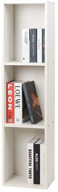 모던H1200 책장 3단 300, 크림화이트