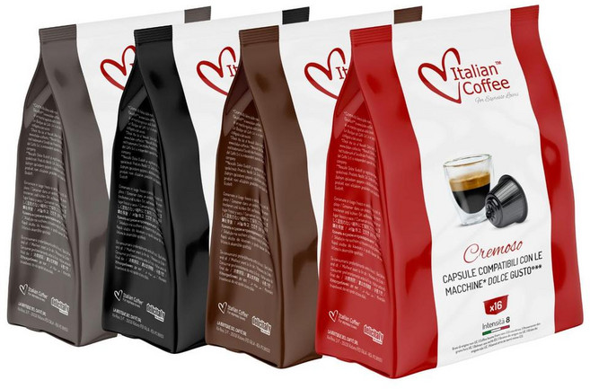 에스프레소 샘플러 캡슐 64개 Dolce Gusto 호환, 1개, 64개입