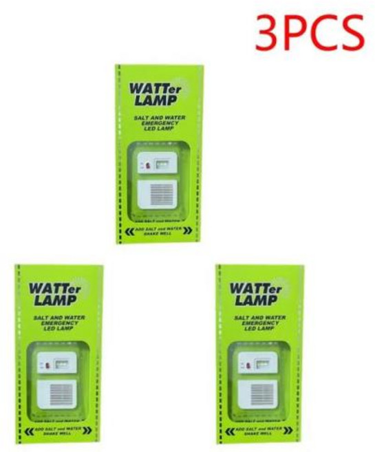 LED 야외 캠핑 라이트 방수 휴대용 소금물 비상 램프 재사용 가능한 야간 낚시 여행 용품, 7) 3PCS Green A