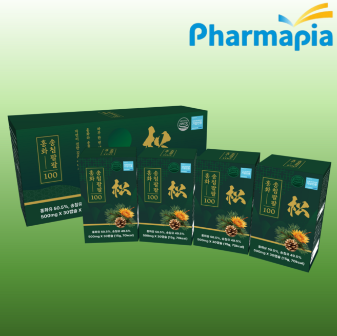 홍화 송침팔팔100 독일 리놀렌산 송침유 30캡슐 x4ea(4개월), 4박스, 1회분