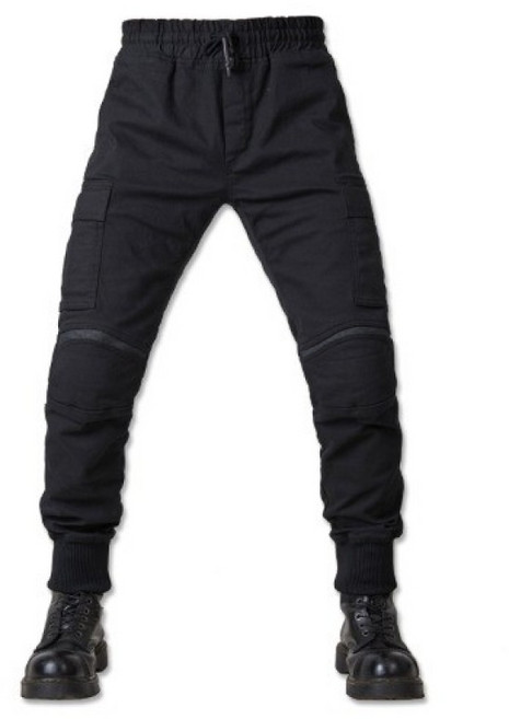 어글리브로스 오토바이 바지 MOTO JOGGER-K 케블라 모토조거 라이딩바지 블랙 보호대, 36