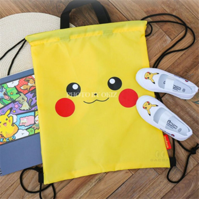 포켓몬스터 츄우 조리개 신발 주머니 짐색 더플백 스트링백