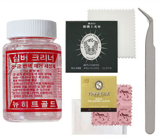 [공장도매] 금 은 세척제(세척액) 골드 실버 변색제거 클리너
