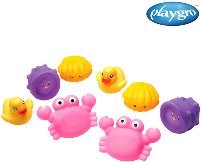 플레이그로 목욕시간 동물친구 핑크, 1세트