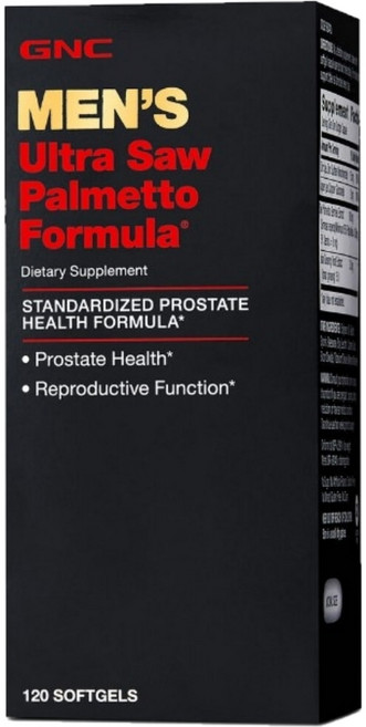 GNC 남성용 울트라 쏘팔매토 포뮬러 소프트젤, 120정, 1개