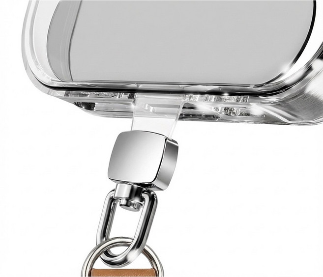 영바이브 핸드폰 스트랩 연결고리 고리 홀더, 1개, 투명