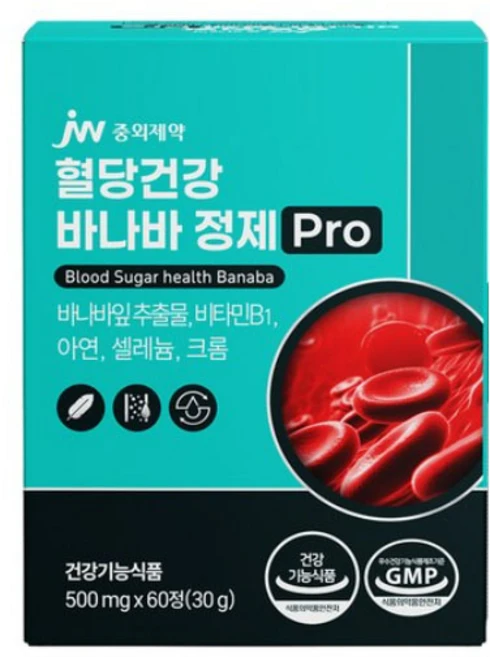 혈당건강 바나바정제 혈당 조절 바나바잎추출물, 1개, 30g - 쿠팡