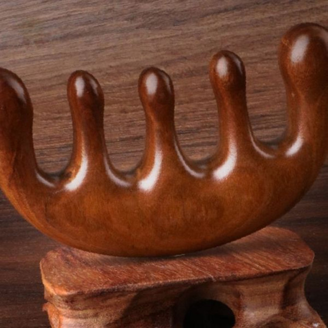 마사지 괄사 원목 얼굴 마사지기 두피 코 경락 빗 tes*10977ys, 단일속성, 1개