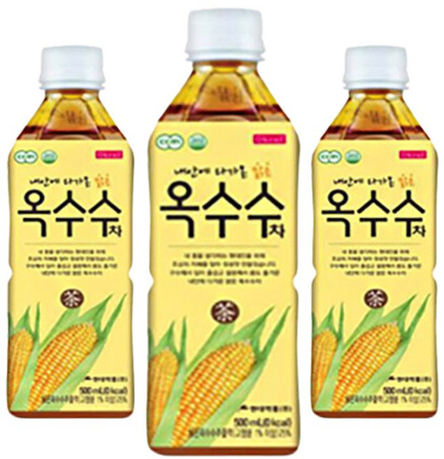 현대약품 내안에 다가온 맑은 옥수수차 500ml x 20개 차음료 건강음료 커피 콜라