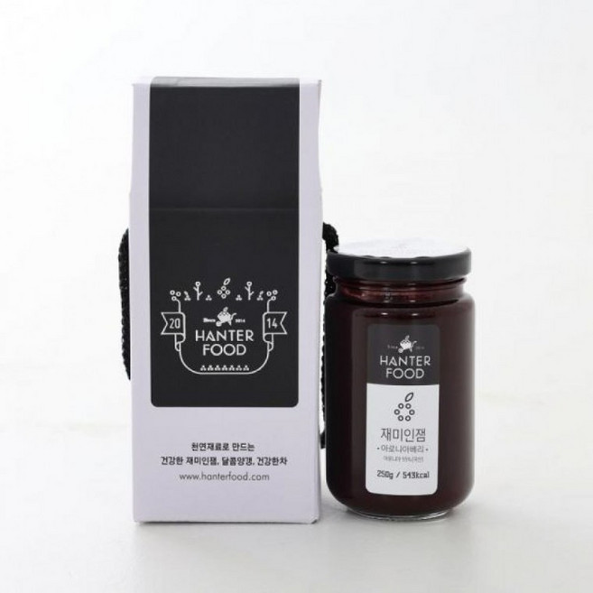 무설탕 수제 아로니아베리잼(250g)/선물세트/명절/추석/설날/답례품, 1개, 1g