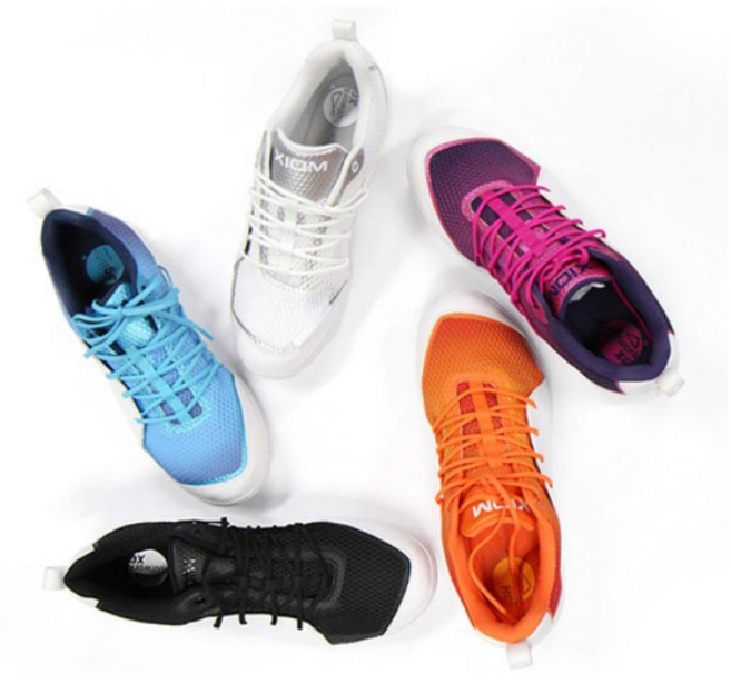 엑시옴 풋웍1 (FOOTWORK 1) 풋워크1 탁구화 / 유아 초등 여성용 / 큰사이즈