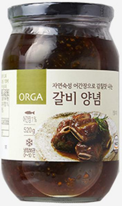올가 갈비 양념, 7개, 520g
