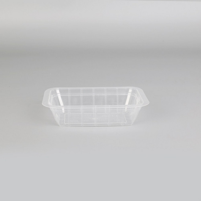실링용기 특소형 도시락 반찬용 트레이 투명 TY 사출 PP용기 6호, 800개, 1개입