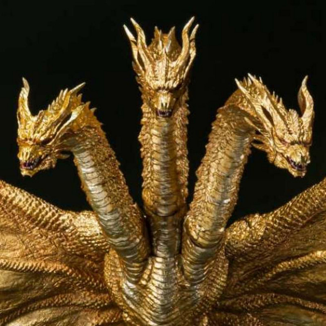 [발매] BANDAI 반다이 S.H.MonsterArts 킹 오브 몬스터즈 킹기도라 GHIDORAH 스페셜 컬러 SHM 액션 피규어, 1개
