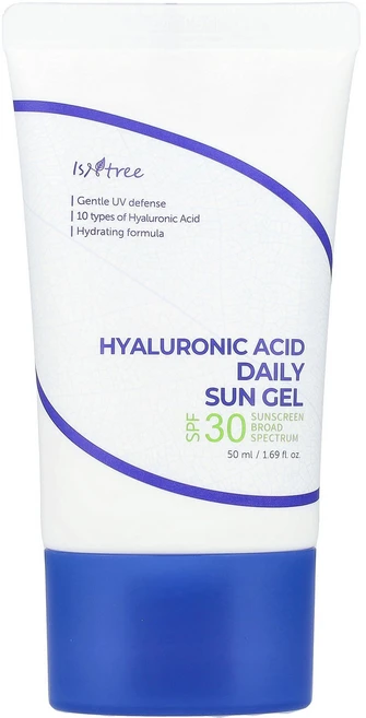ISNtree 히알루론산 데일리 선 젤 SPF 30 50ml(1.69fl oz) ISNtree (이즈앤트리), 1개, 50ml - 쿠팡